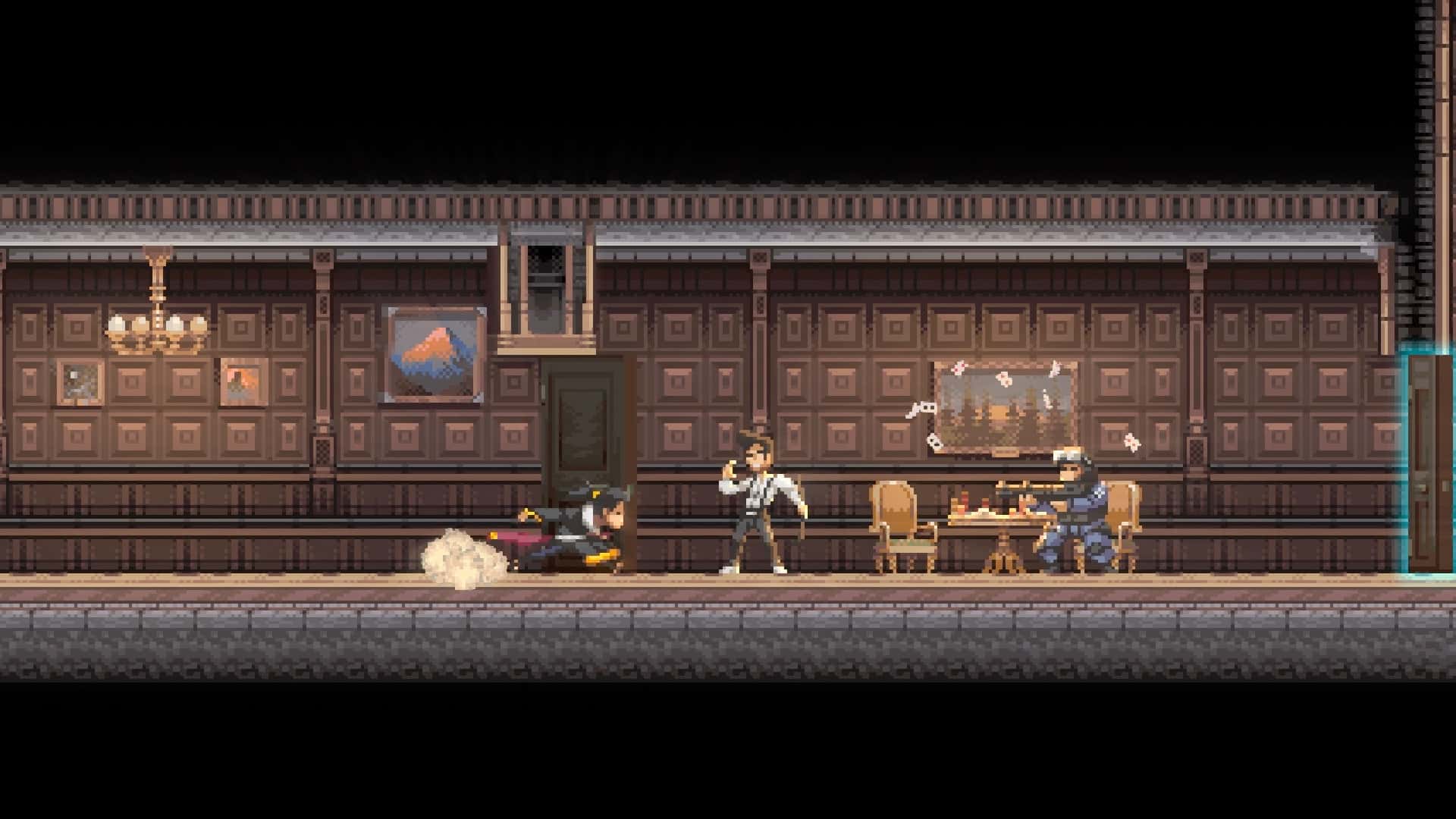 STEAM学习 武士 零 Katana ZERO v1.5.9.0.2 官方英文版 200M背景